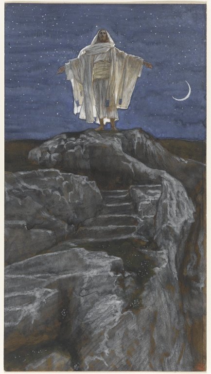 Jesus Goes Up Alone onto a Mountain to Pray, James Tissot
